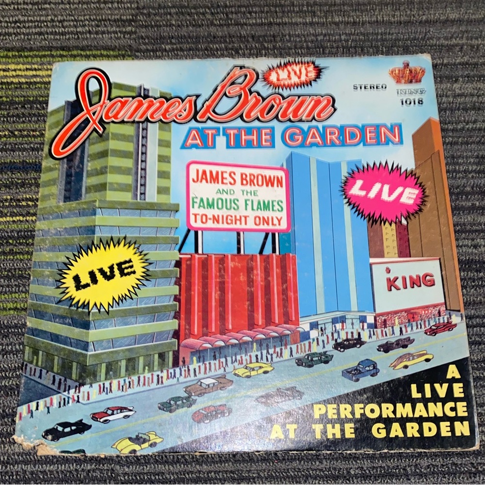 James Brown Live At The Garden Vinyl